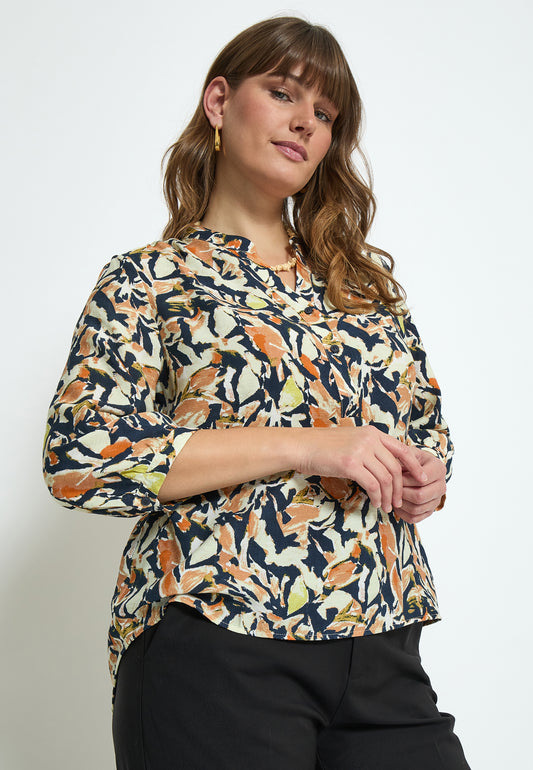 PeOdette - Bluse med 3/4 ærmer