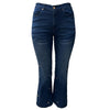 StCeleste - Bootcut Jeans med Ringdetaljer