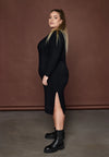 OxKnit O Neck Dress - Strikkjole
