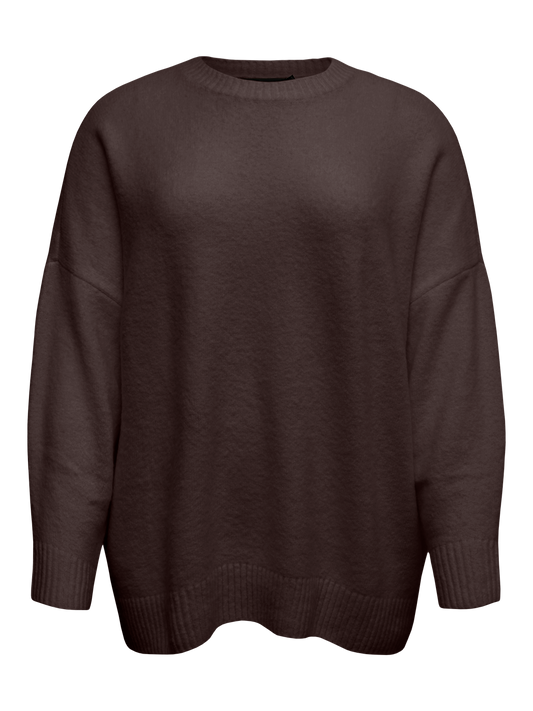 VMCBoom - Strikbluse - Brun - Noos