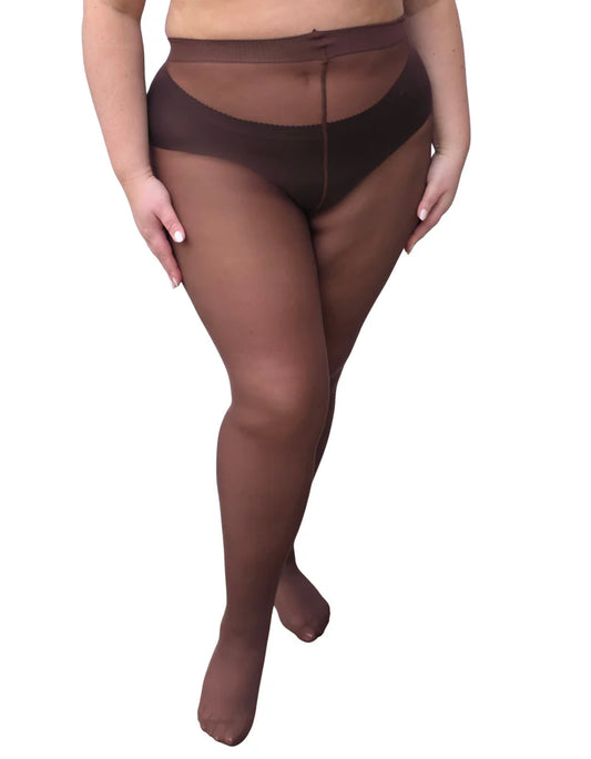 Pm30 Denier Sheer Curvy Super Stræk Strømpebukser