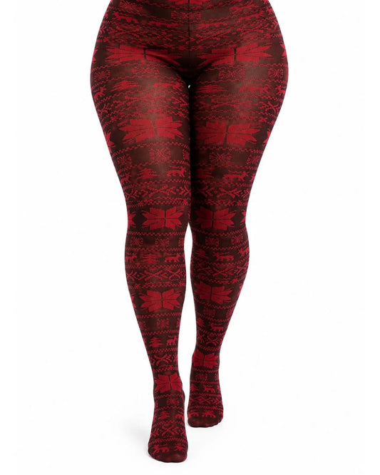 PmFairisle Knitted Pattern Tights