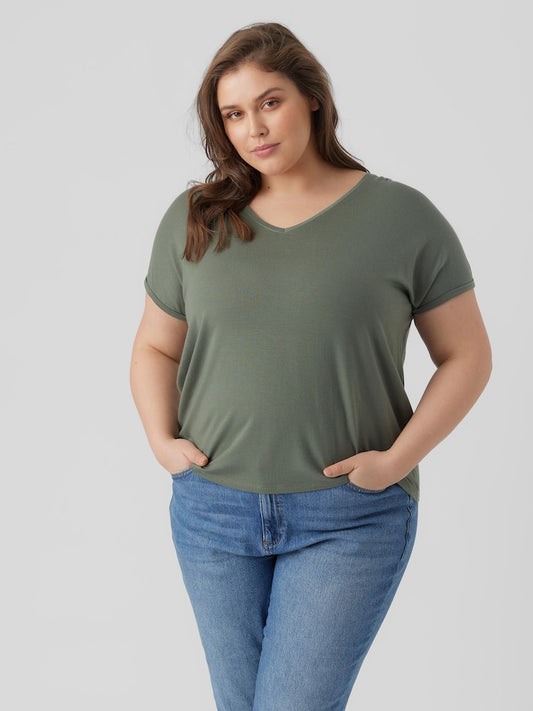 VMAYA SS V-NECK TEE NOOS CURVE