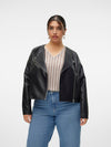 VmcRiley Rio - Kort PU Biker Jakke