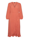 VMCALVA 7/8 WRAP DRESS