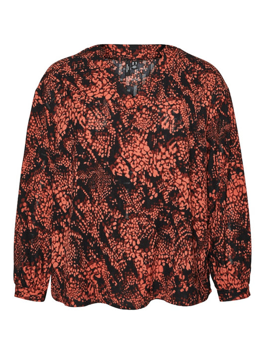 VMCOFREYA L/S V-HALS TOPP