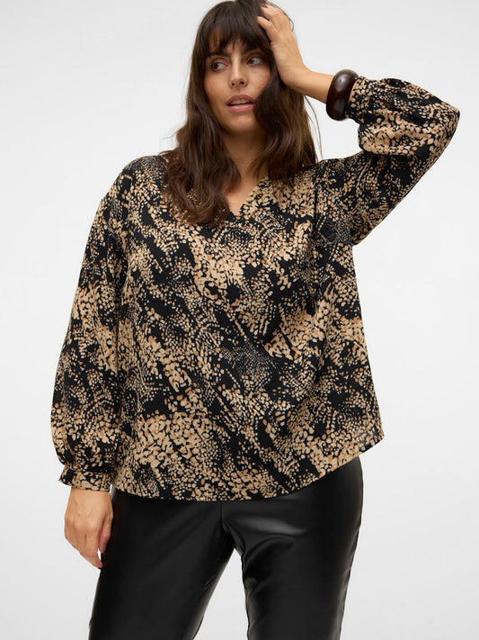 VMCOFREYA L/S V-HALS TOPP