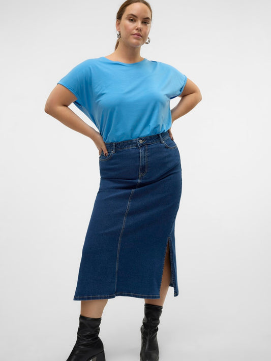 VMCSERENA HR 7/8 DENIM SKJØRT