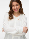 VMCVILDE - Skjortebluse med Blonde