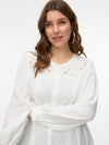 VMCVILDE - Skjortebluse med Blonde