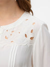 VMCVILDE - Skjortebluse med Blonde