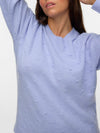 VmcFrancesca - Strikbluse med Rund hals