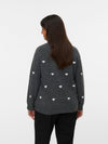 VMCDOFFY - Strikbluse med Hjerter.