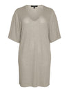 VMCSELINA 2/4 V-NECK DRESS CURVE