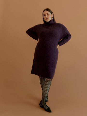 VMCFILUCA LS COWLNECK DRESS