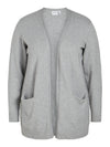 VIRIL OPEN L/S KNIT CARDIGAN - NOOS