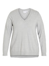 VIRIL V-NECK LS KNIT TOP