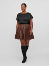 VIELLETTE S/S SATIN TOP
