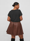VIELLETTE S/S SATIN TOP
