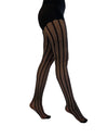 PMVertical Stripe Fishnet Tight