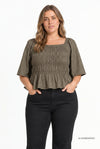 WaANIA 1 - Bluse med Smock