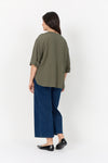 WaANIA 2 - Bluse med Struktur - Grape Leaf