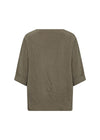 WaANIA 2 - Bluse med Struktur - Grape Leaf