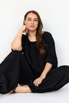 WaANIA 2 - Bluse med Struktur - Sort