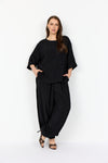 WaANIA 2 - Bluse med Struktur - Sort