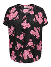CarTilda - Bluse med V-hals
