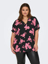CarTilda - Bluse med V-hals
