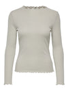 EMMA langermet rundhalset glitterjersey
