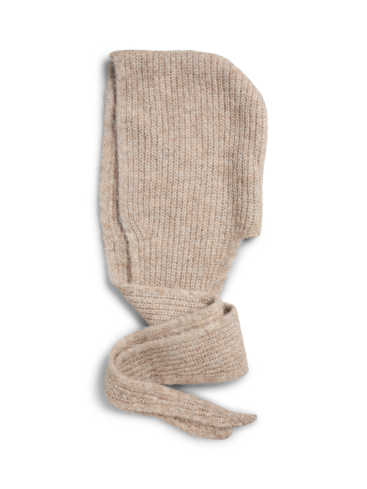 PCREBEKKA - Åben Balaclava Hue / Beige