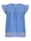 CarTulum - Bluse med Broderi