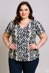 VMCLUCY - Bluse med V-hals