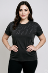 CarLife O Neck Short Sleeve Fold Up Tee Jrs