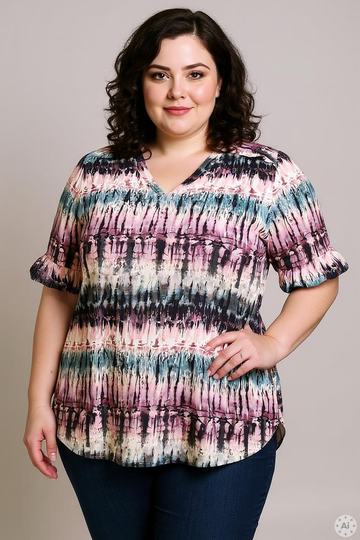 CPAKSANNA - Tie Dye Bluse