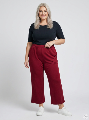 Cella Hw Wide Culotte Bukser Cur