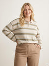 VmcLianna - Stribet Polo Bluse