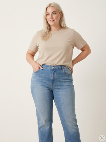 CarWilly - Jeans Lige Ben - 3 længder - Noos