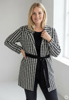 OxKnitted - 62857 Cardigan med Bælte