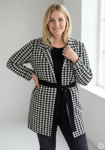 OxKnitted - 62857 Cardigan med Bælte