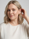 PcKia - Musling Øreringe Guld