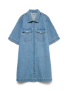 VmcFenja - Kort Denim Kjole
