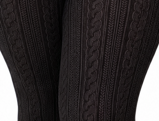 PmCotton Cable Curvy Tights