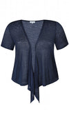 ZHAgar Bolero Cardigan med Kort Ærme