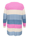CARATIJA L/S STRIPE KNIT CARDIGAN