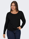 CARLONNY - Basis Bluse - Sort