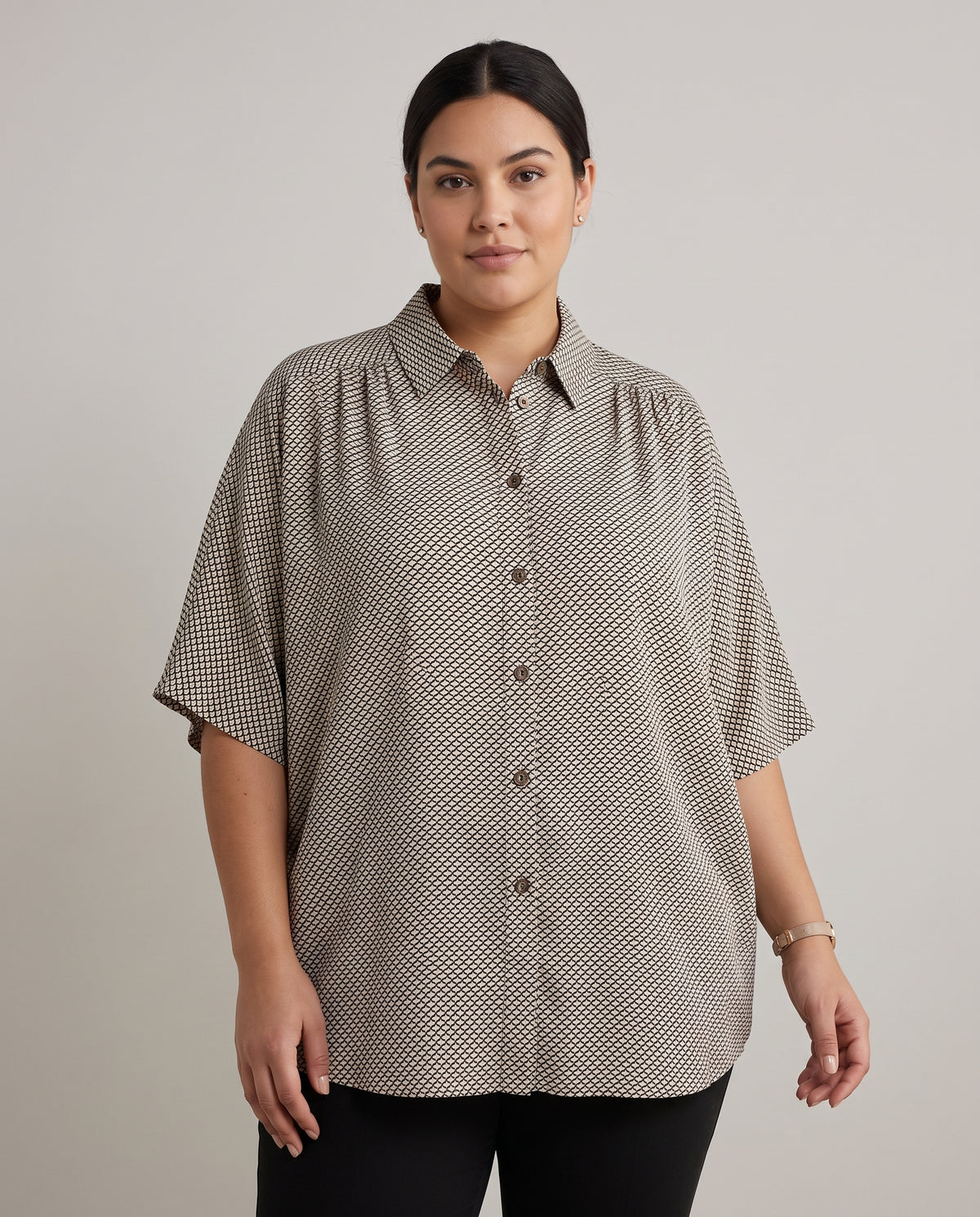 Plus size skjorte