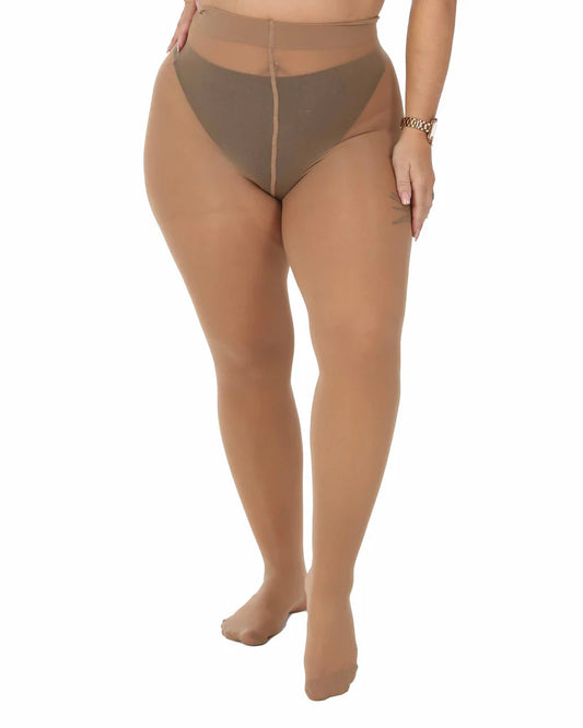 Pm30 Denier Sheer Curvy Super Stræk Strømpebukser